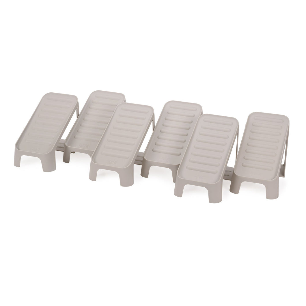 Shoe-In™ Shoe Rack Compact 6pc Ecru