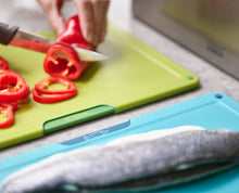 Load image into Gallery viewer, Folio™ Icon Steel 4-Piece Multicolour Chopping Board Set
