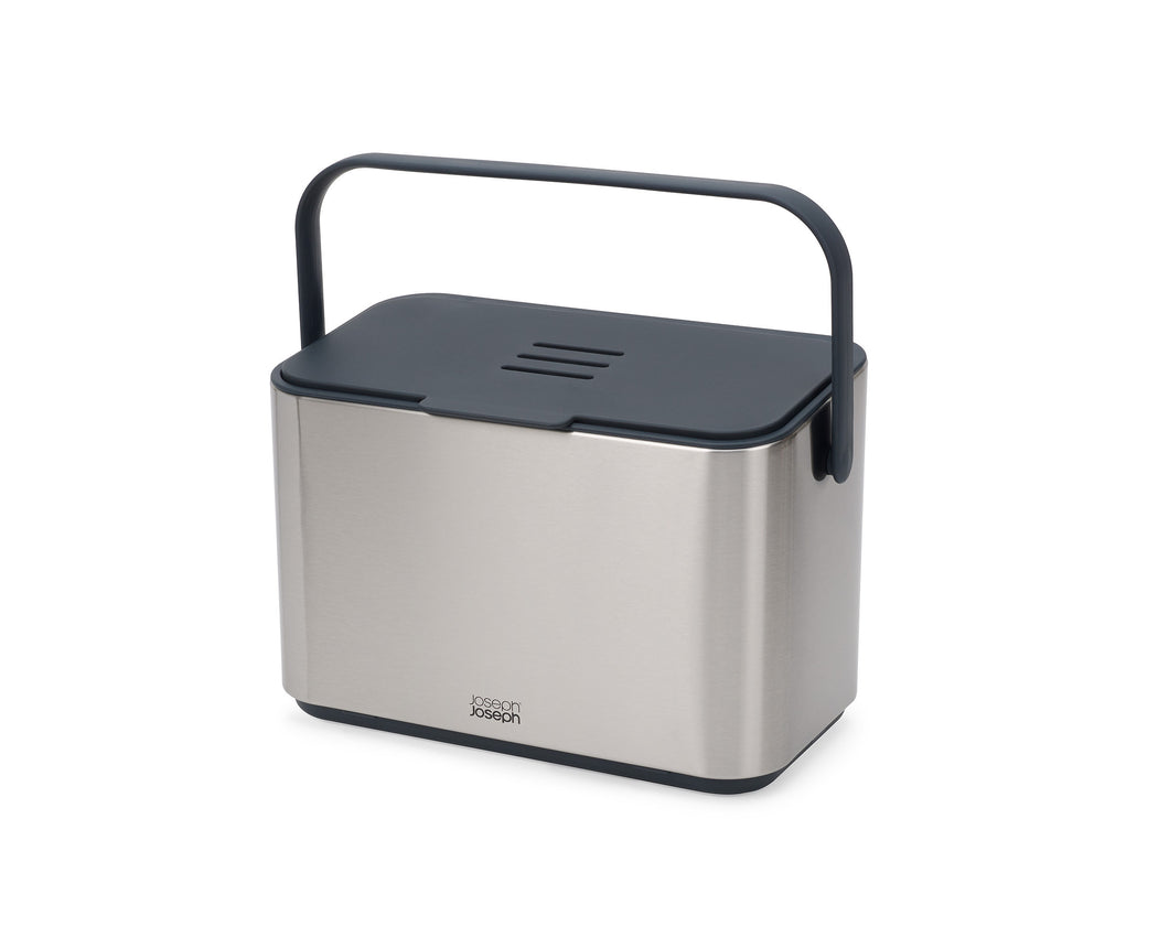 Collect™ 4L Stainless-Steel Food Waste Caddy