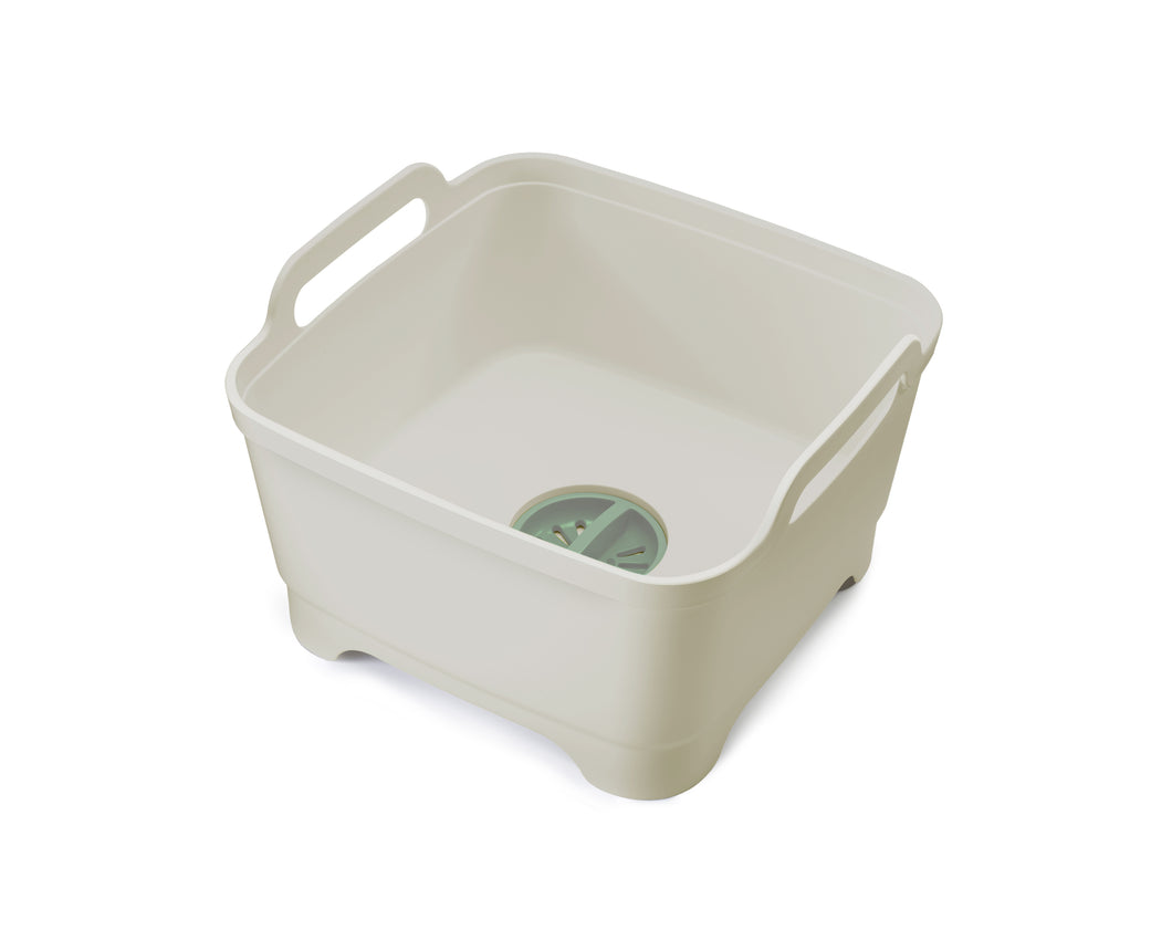 Wash&Drain™ Washing-Up Bowl Stone/ Green