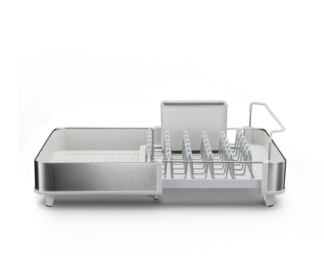 Extend™ Steel Expandable Dish Drainer Stone