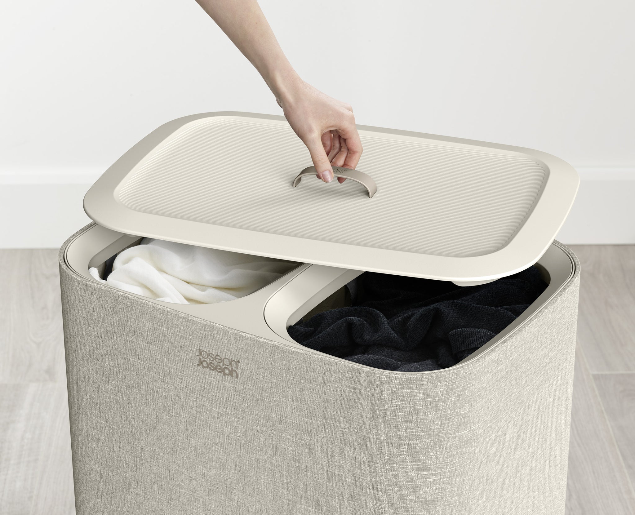 Tota 90L Ecru Laundry Separation Basket